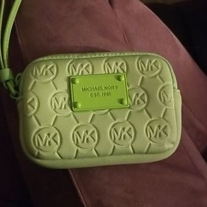 Michael kors small wristlet.